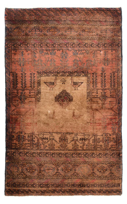 Baluch-matta - 172 x 105 cm - brun