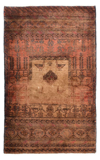 Baluch-matta - 172 x 105 cm - brun