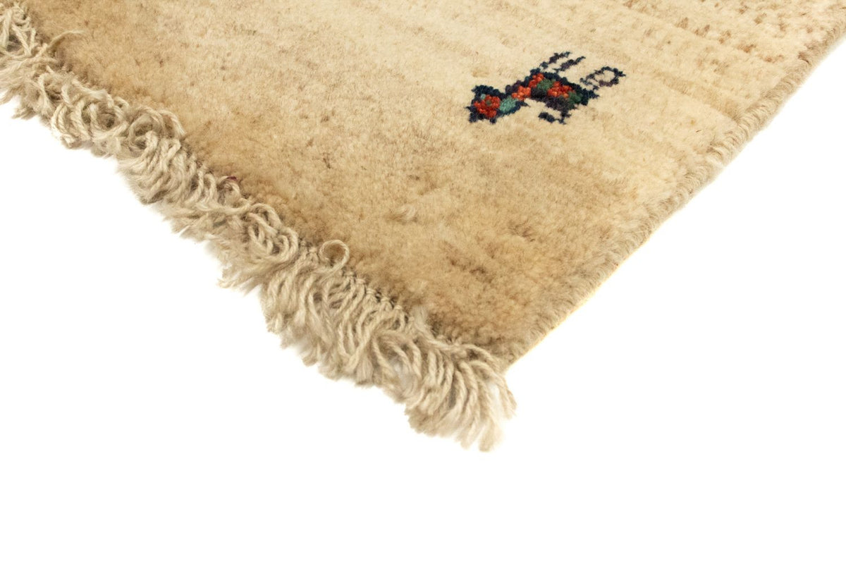 Gabbeh-matta - persisk - 133 x 78 cm - beige