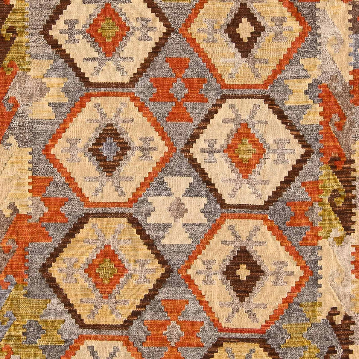 Kelim Carpet - Splash - 300 x 200 cm - flerfärgad