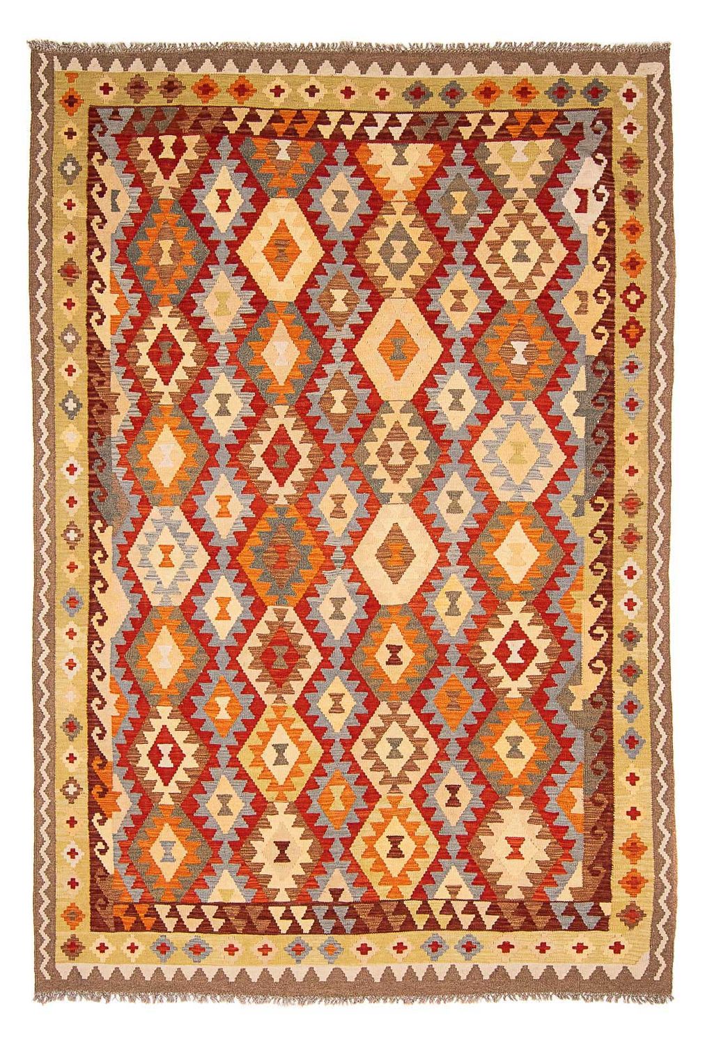 Kelim Carpet - Splash - 296 x 195 cm - flerfärgad