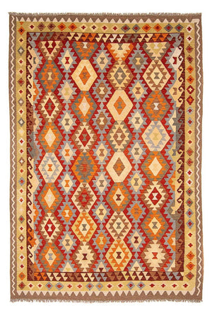 Kelim Carpet - Splash - 296 x 195 cm - flerfärgad