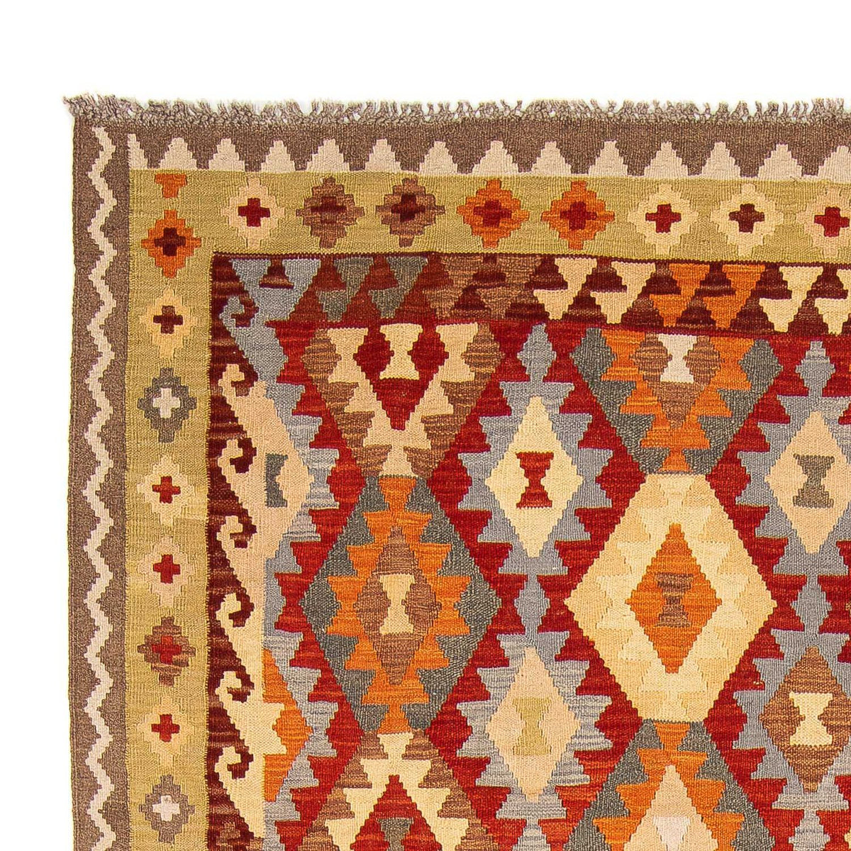 Kelim Carpet - Splash - 296 x 195 cm - flerfärgad