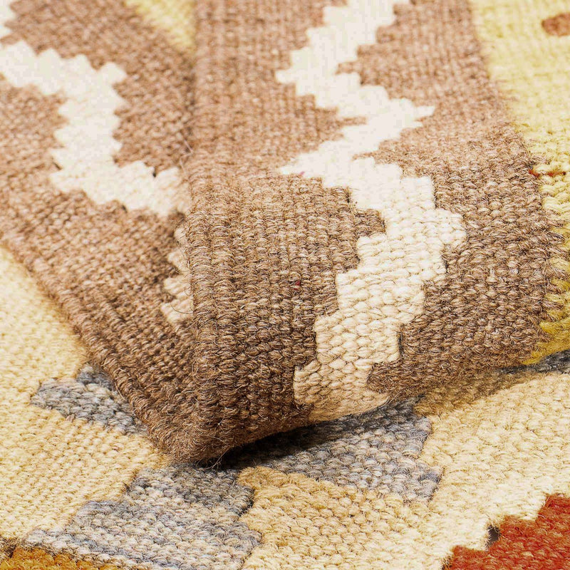 Kelim Carpet - Splash - 296 x 195 cm - flerfärgad