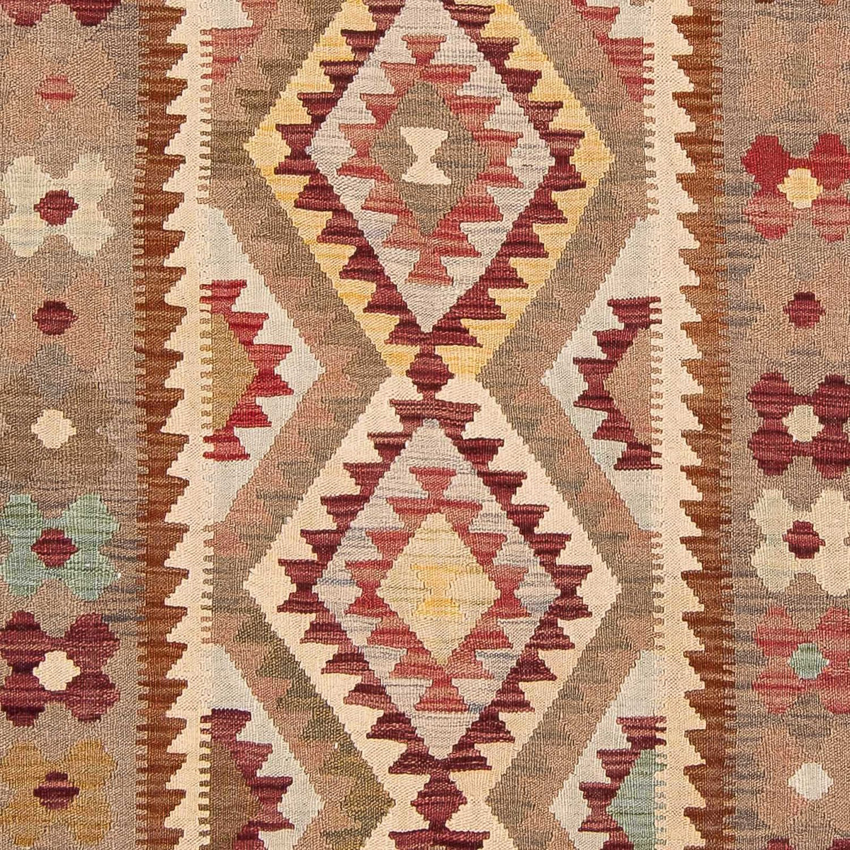 Kelim Carpet - Splash - 293 x 198 cm - flerfärgad