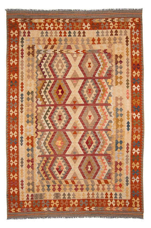 Kelim Carpet - Splash - 301 x 204 cm - beige