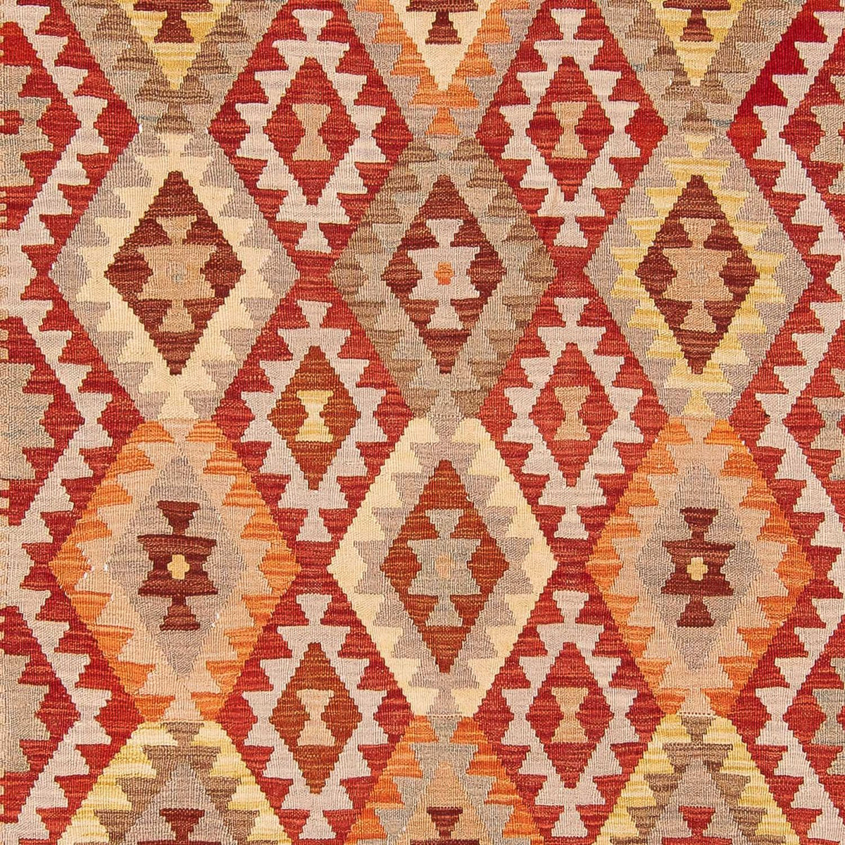 Kelim Carpet - Splash - 297 x 200 cm - ljusbrun