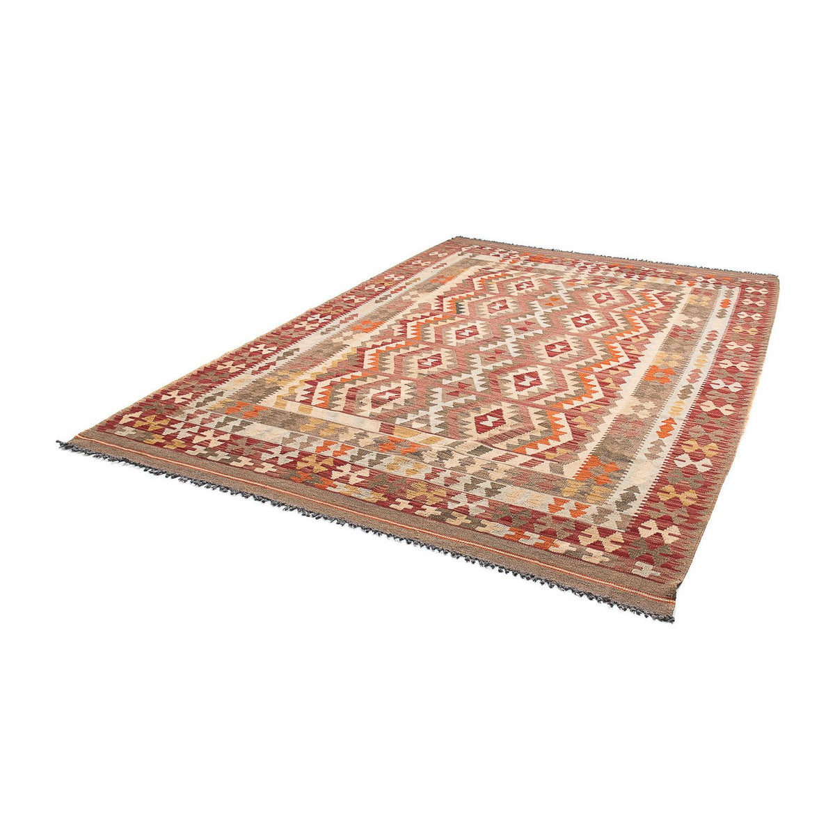 Kelim Carpet - Splash - 296 x 205 cm - flerfärgad