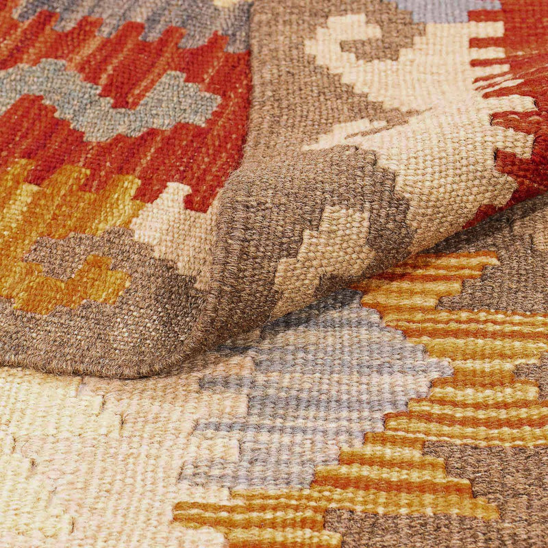 Kelim Carpet - Splash - 291 x 196 cm - flerfärgad