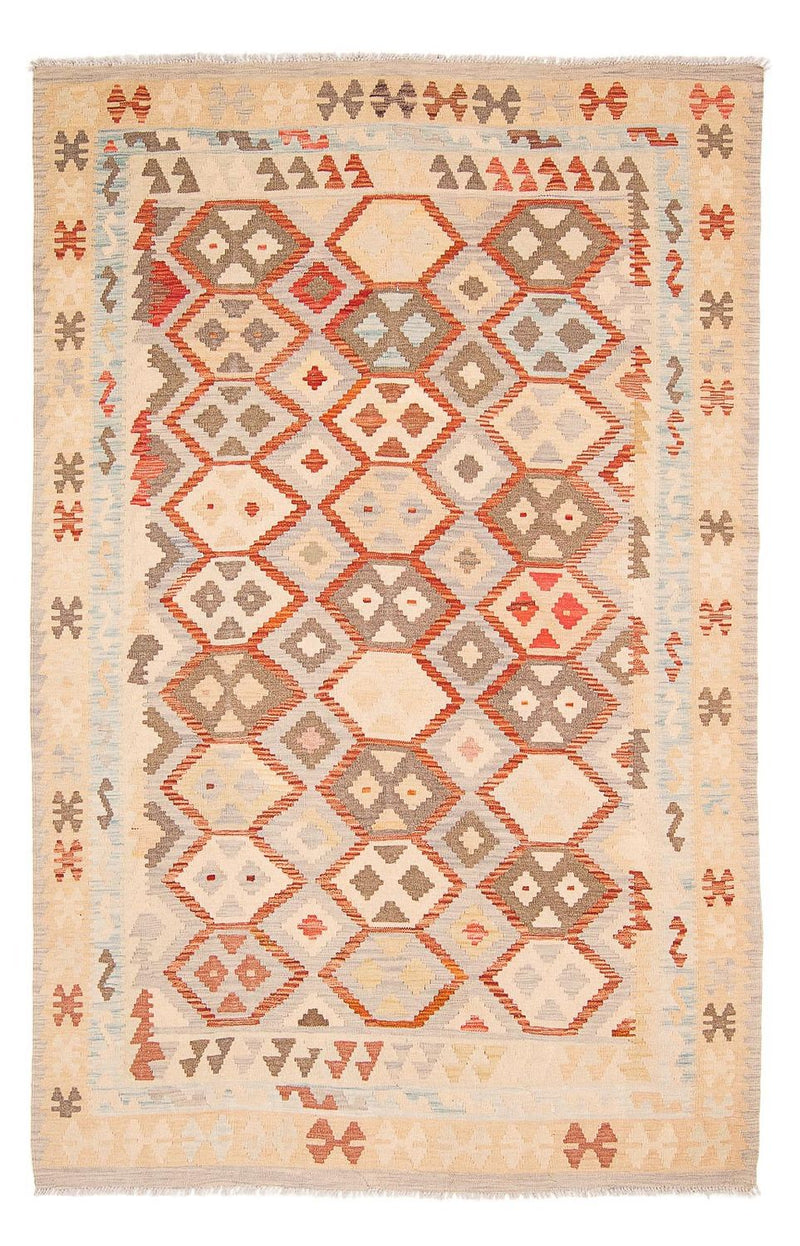 Kelim Carpet - Splash - 285 x 198 cm - beige