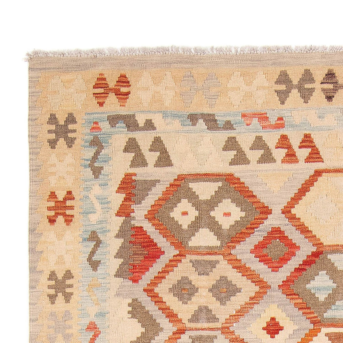 Kelim Carpet - Splash - 285 x 198 cm - beige