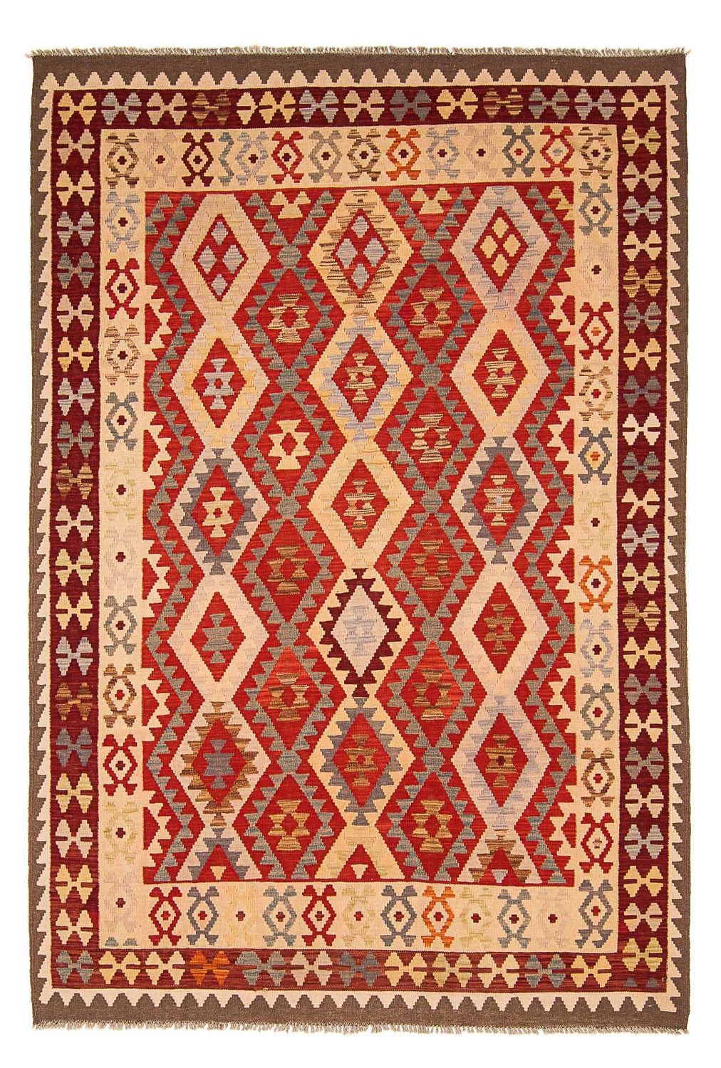 Kelim Carpet - Splash - 290 x 211 cm - flerfärgad
