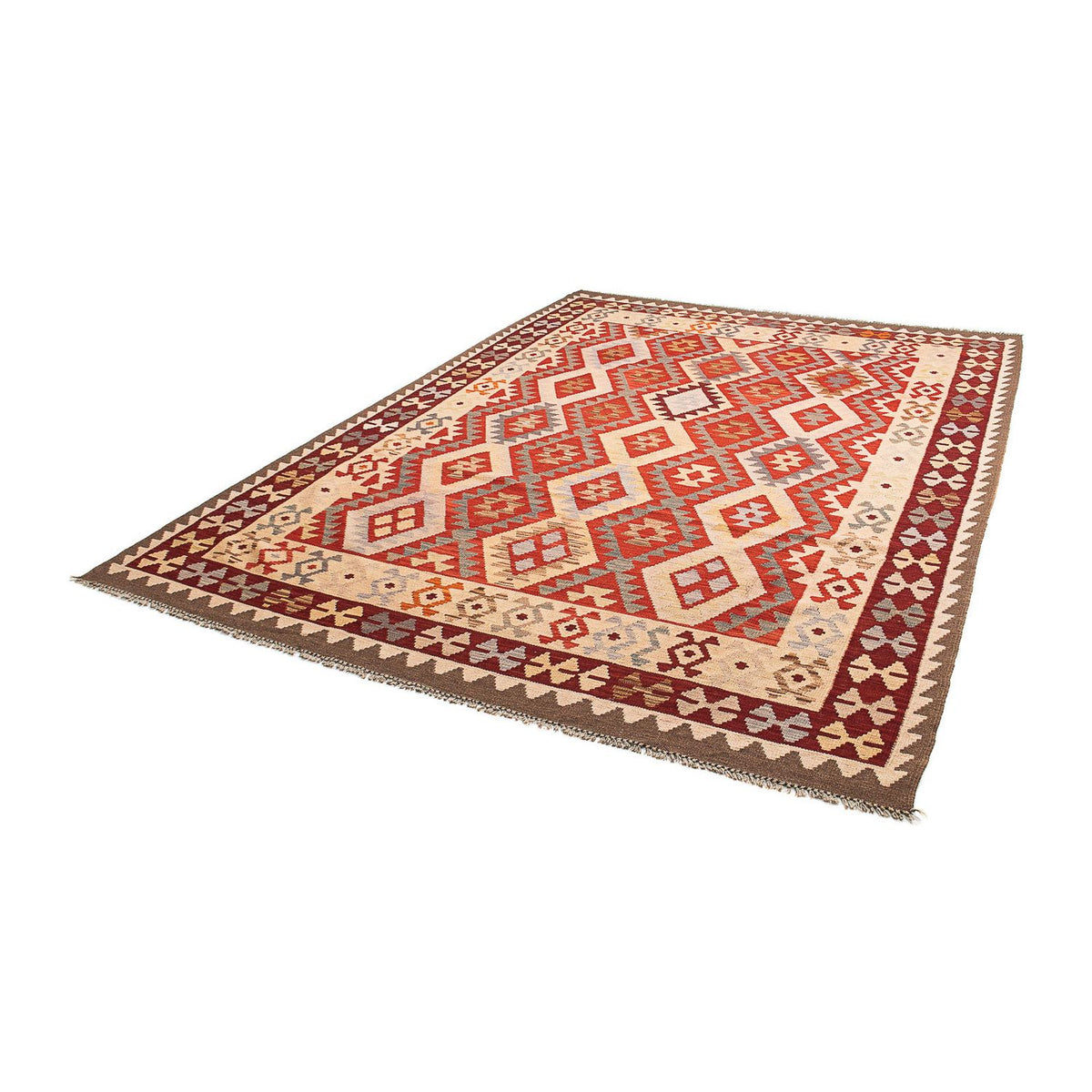 Kelim Carpet - Splash - 290 x 211 cm - flerfärgad