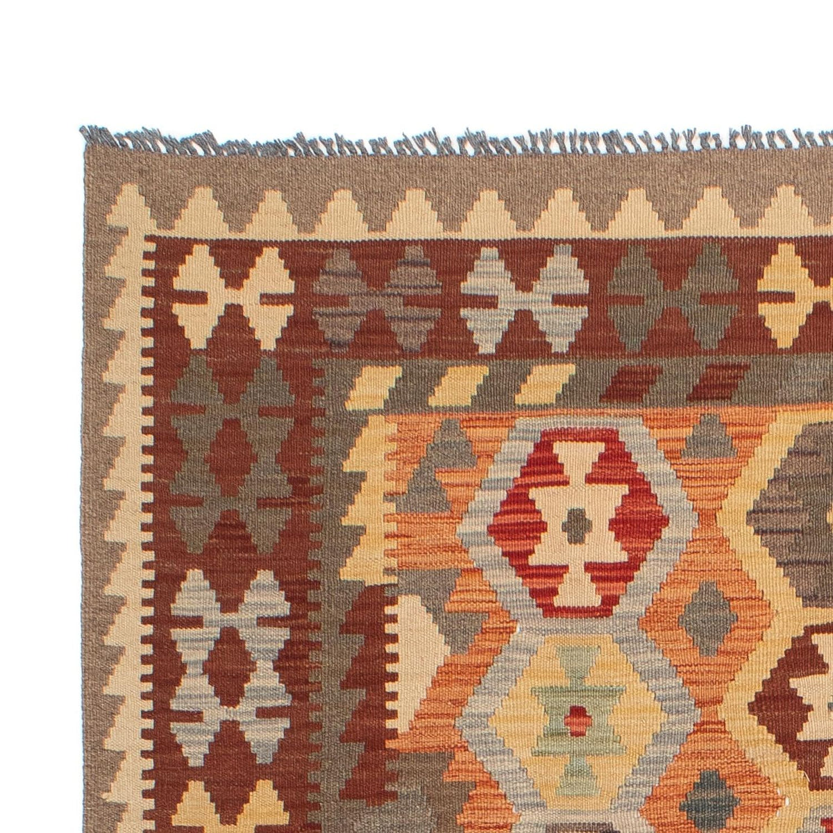 Kelim Carpet - Splash - 205 x 149 cm - flerfärgad