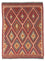 Kelim Carpet - orientalisk matta - 192 x 136 cm - flerfärgad