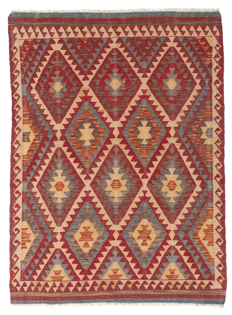 Kelim Carpet - orientalisk matta - 192 x 136 cm - flerfärgad