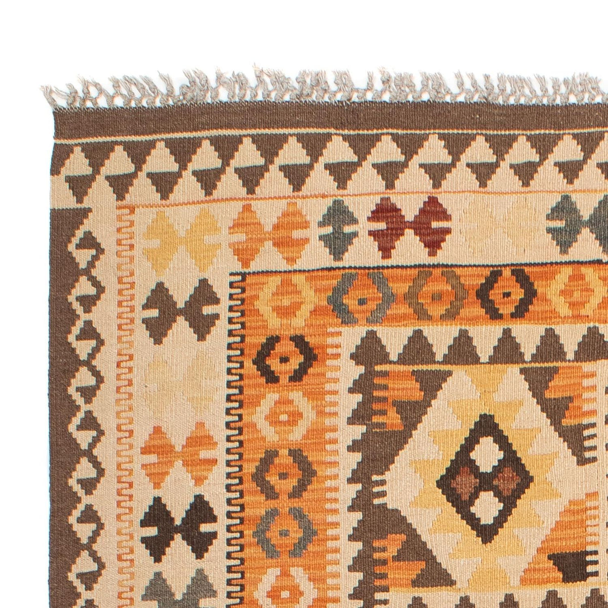 Kelim Carpet - Splash - 201 x 143 cm - flerfärgad