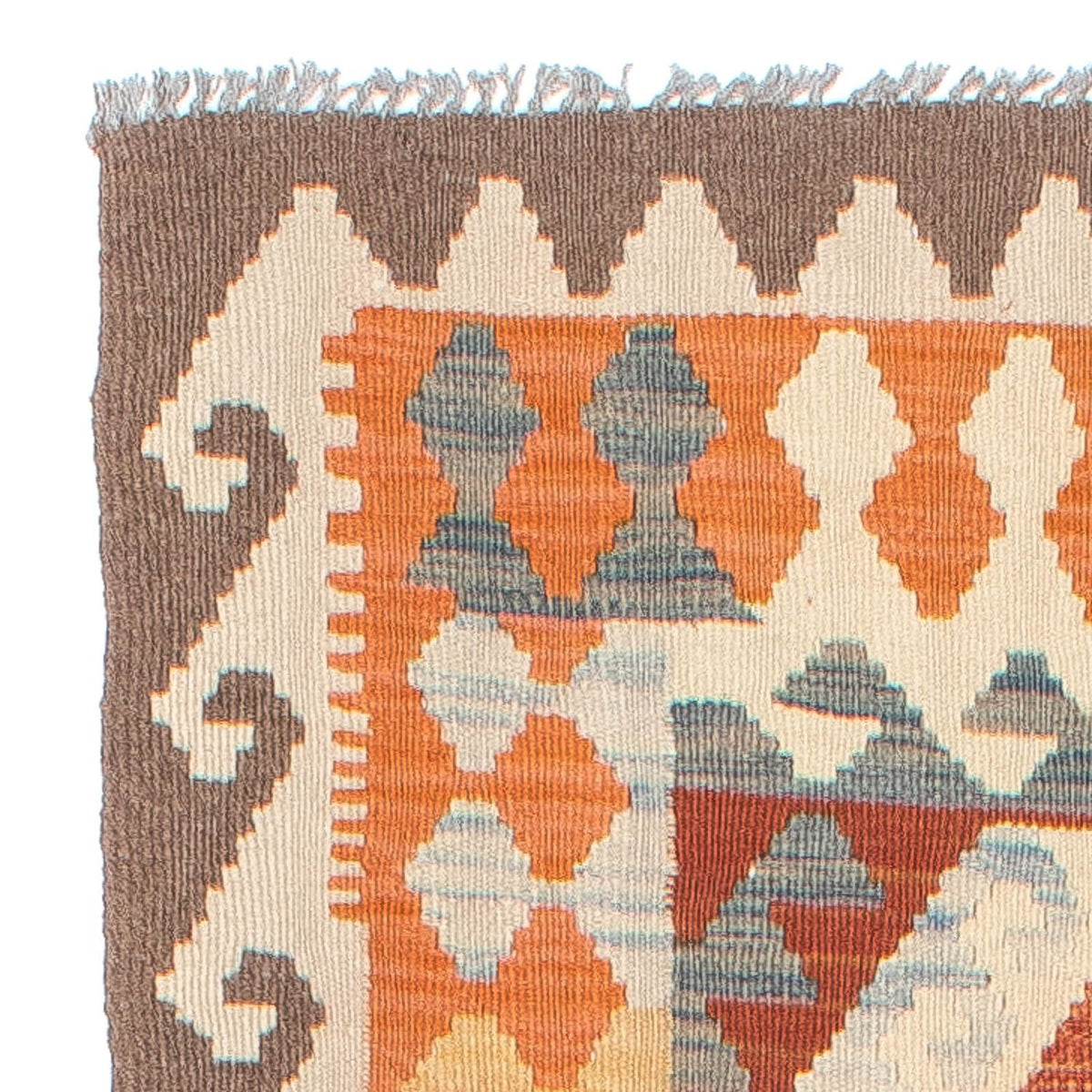 Runner Kelim Carpet - Splash - 298 x 78 cm - flerfärgad