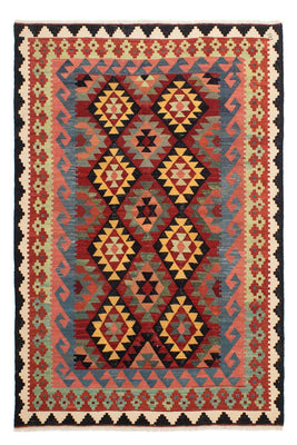 Kelim Carpet - Splash - 214 x 153 cm - flerfärgad