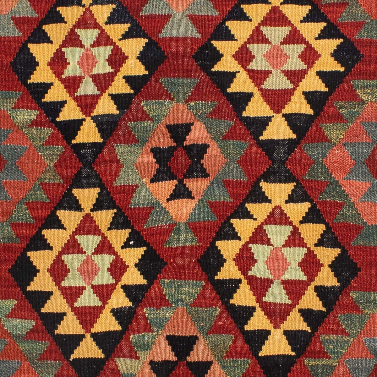 Kelim Carpet - Splash - 214 x 153 cm - flerfärgad