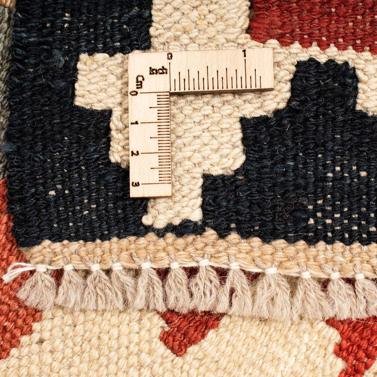 Kelim Carpet - Splash - 189 x 157 cm - flerfärgad