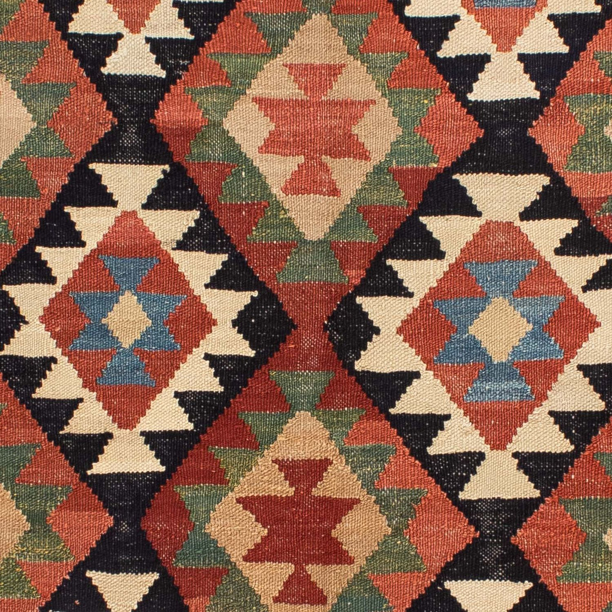 Kelim Carpet - Splash - 202 x 155 cm - flerfärgad