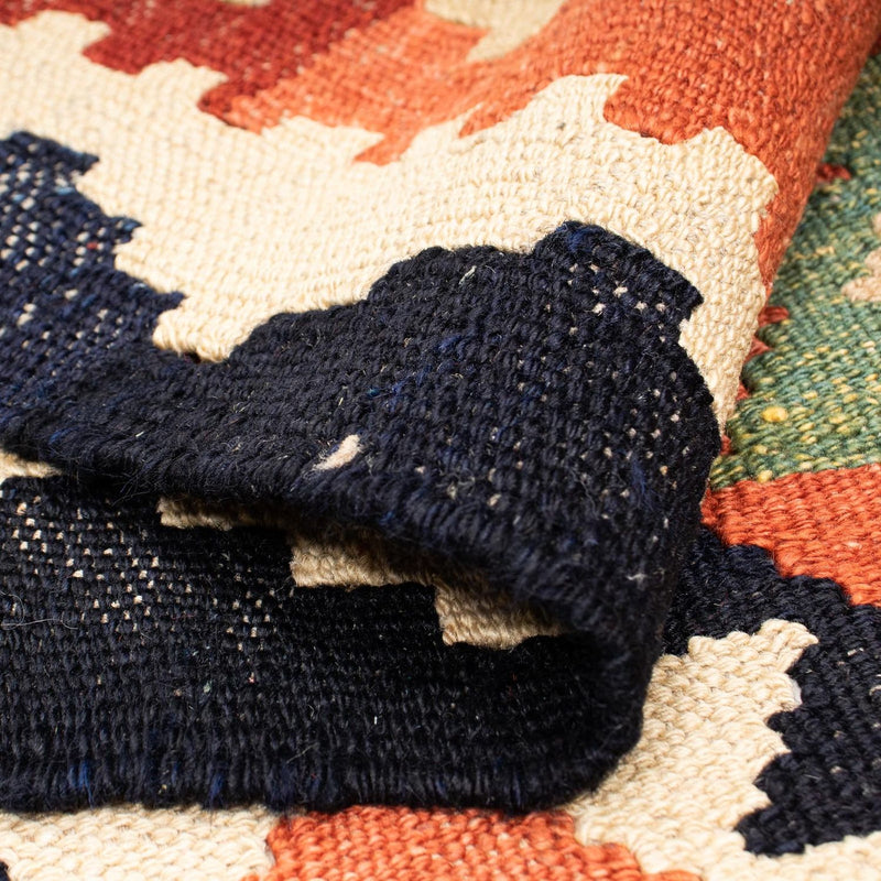 Kelim Carpet - Splash - 202 x 155 cm - flerfärgad