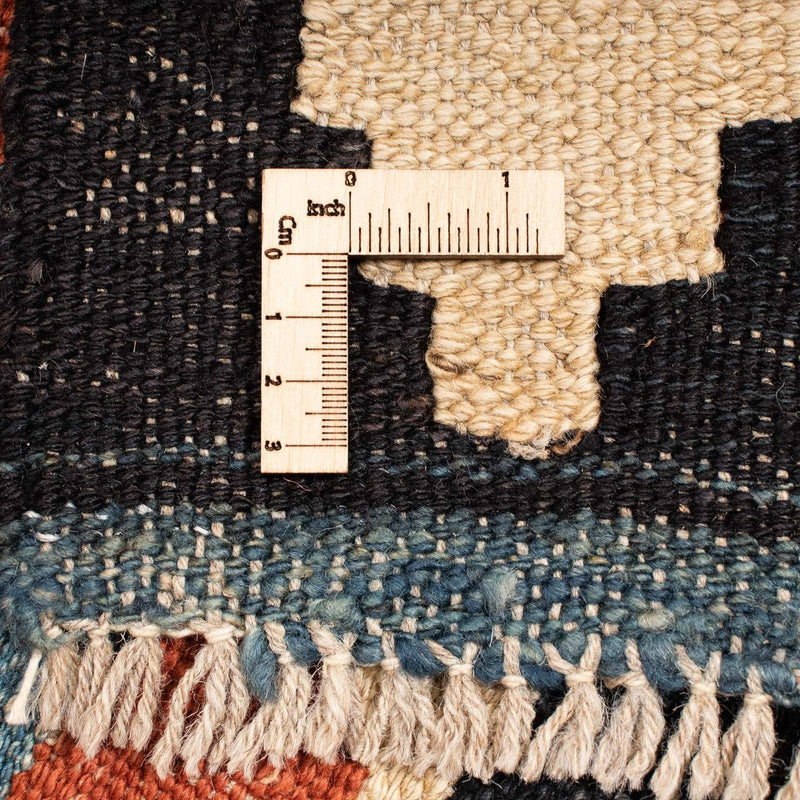 Kelim Carpet - Splash - 202 x 155 cm - flerfärgad