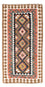 Runner Kelim Carpet - orientalisk matta - 200 x 101 cm - ljusbrun