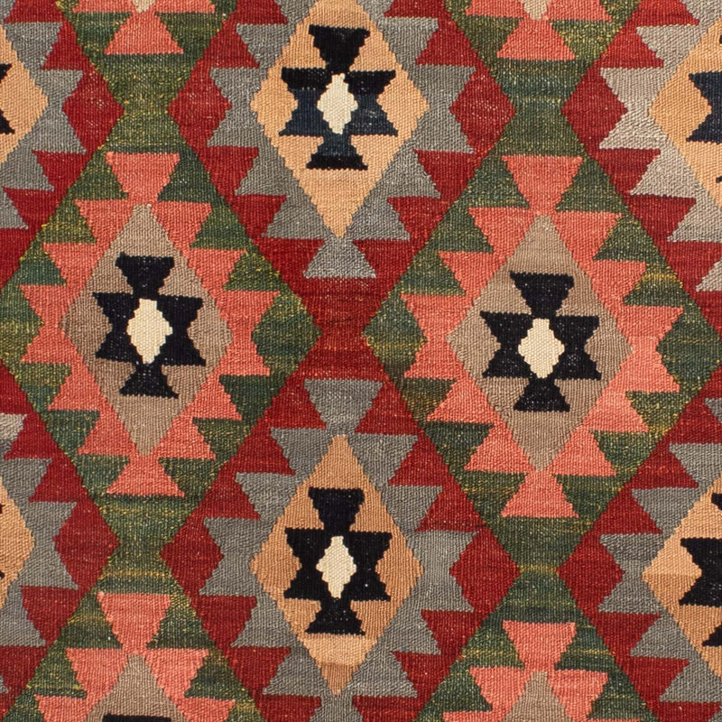 Kelim Carpet - Splash - 201 x 162 cm - flerfärgad