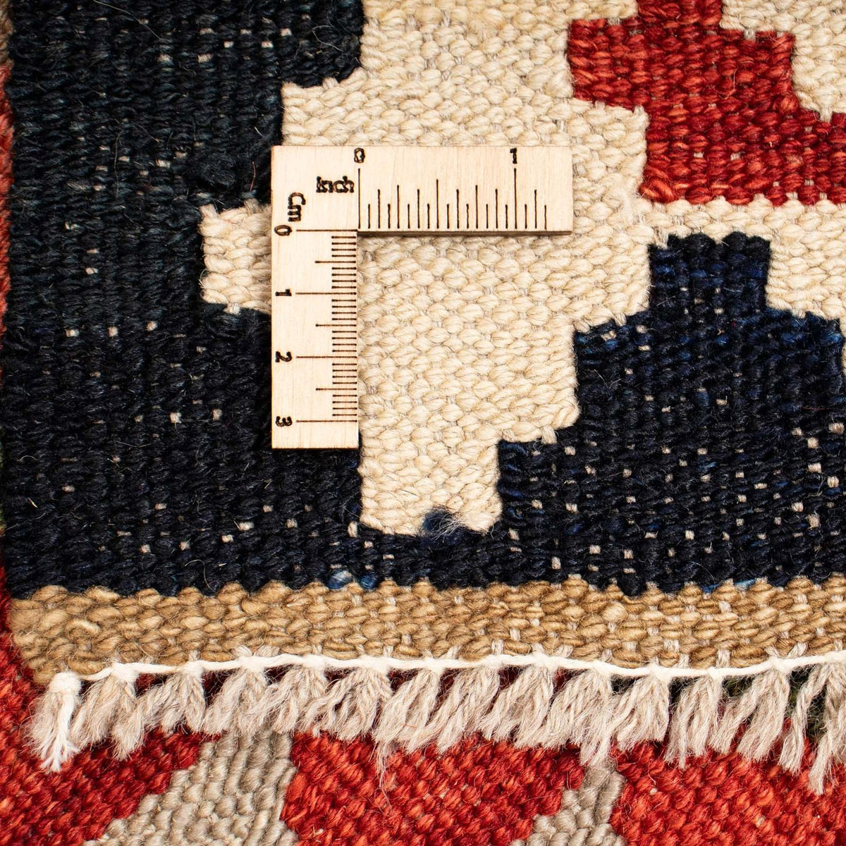 Kelim Carpet - Splash - 201 x 162 cm - flerfärgad