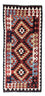 Runner Kelim Carpet - orientalisk matta - 222 x 100 cm - flerfärgad