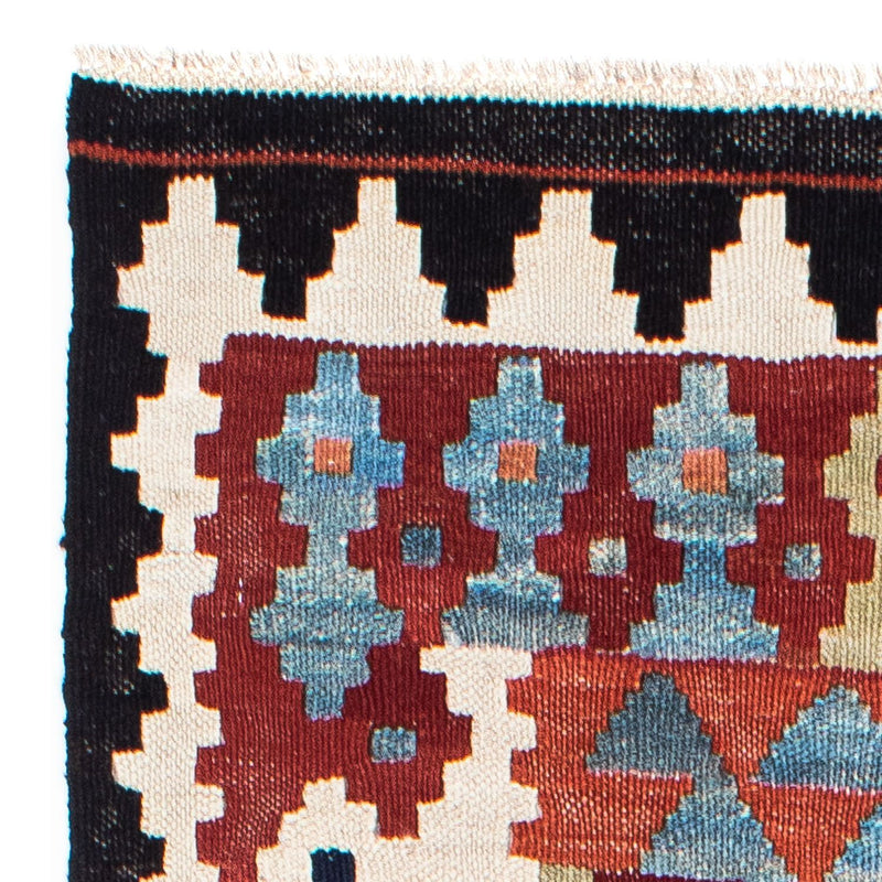 Runner Kelim Carpet - orientalisk matta - 222 x 100 cm - flerfärgad