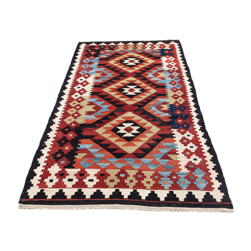 Runner Kelim Carpet - orientalisk matta - 222 x 100 cm - flerfärgad