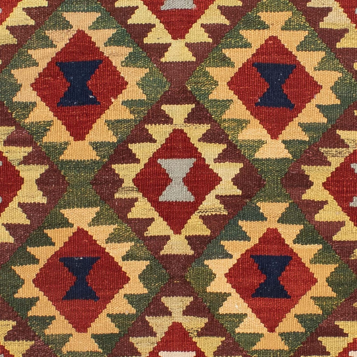 Kelim Carpet - Splash - 176 x 155 cm - flerfärgad