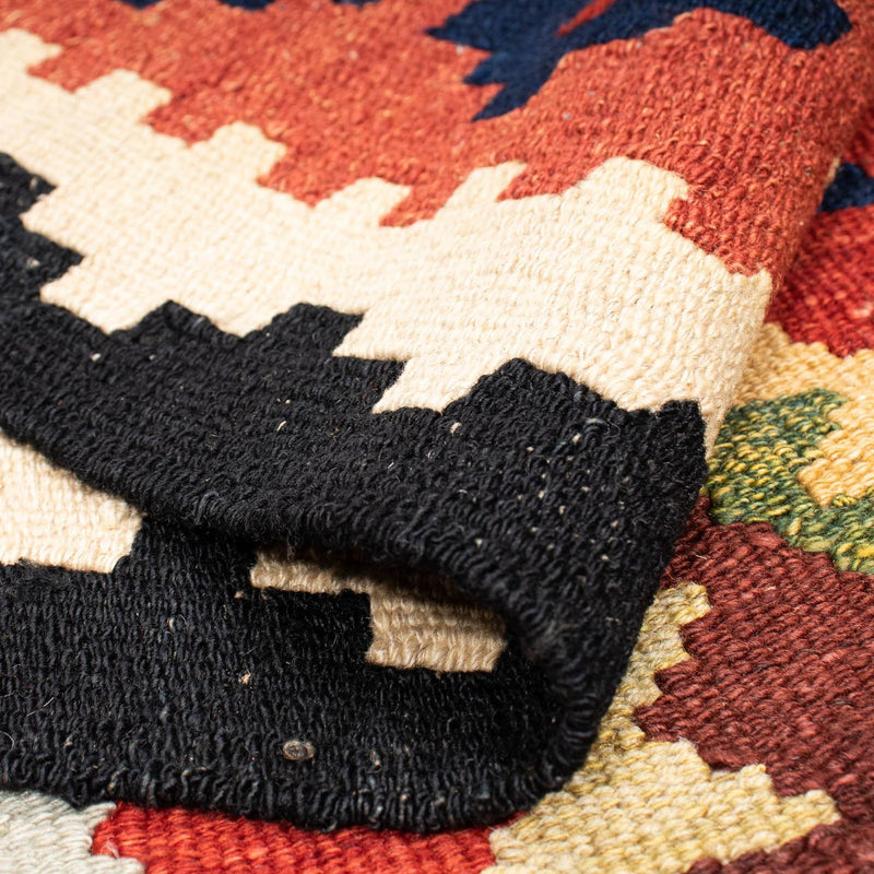 Kelim Carpet - Splash - 176 x 155 cm - flerfärgad