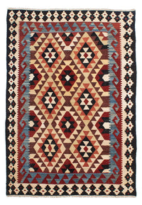 Kelim Carpet - Splash - 215 x 153 cm - flerfärgad
