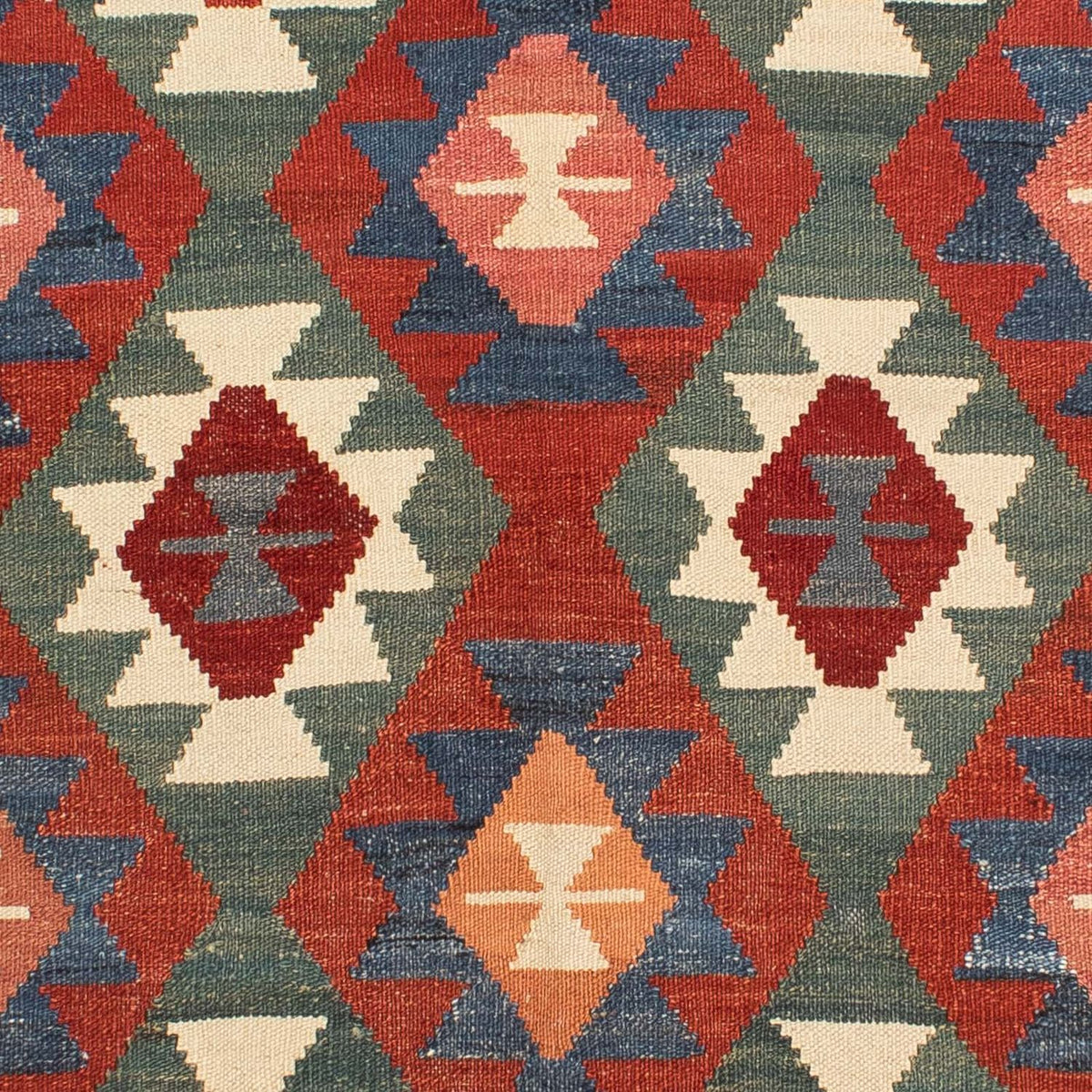 Kelim Carpet - Splash - 207 x 155 cm - flerfärgad