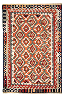 Kelim Carpet - Splash - 301 x 207 cm - flerfärgad