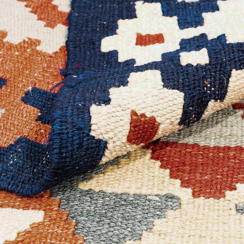 Kelim Carpet - Splash - 301 x 207 cm - flerfärgad