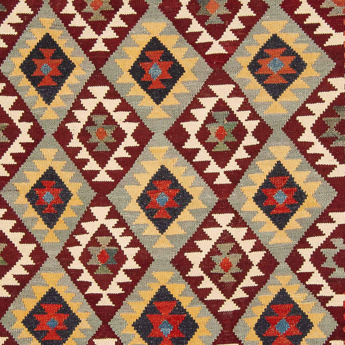 Kelim Carpet - Splash - 302 x 205 cm - flerfärgad