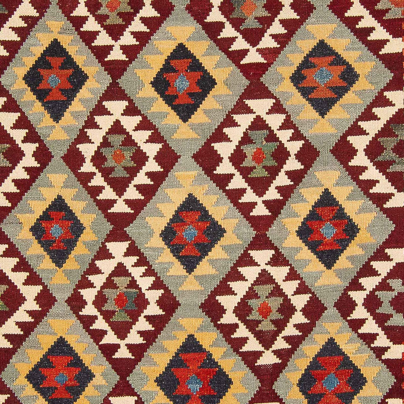 Kelim Carpet - Splash - 302 x 205 cm - flerfärgad