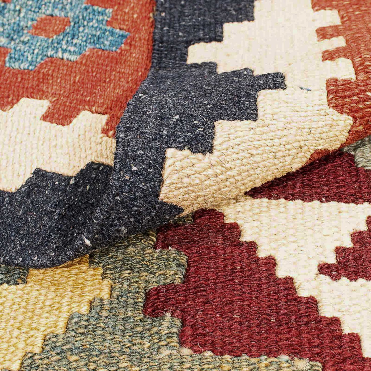 Kelim Carpet - Splash - 302 x 205 cm - flerfärgad