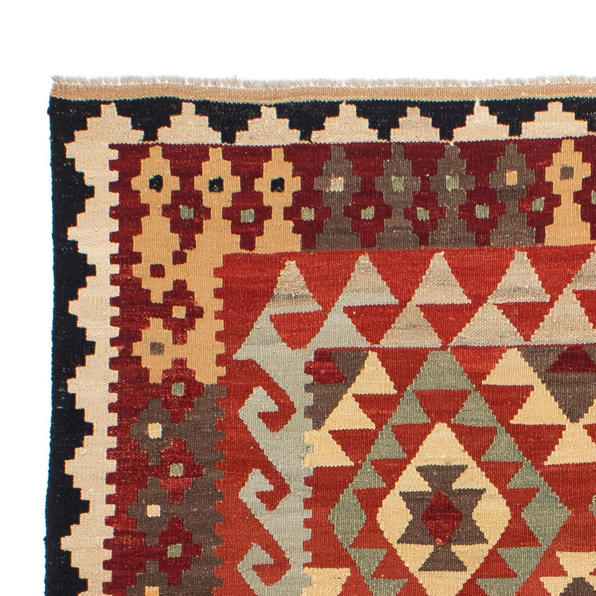 Kelim Carpet - Splash - 215 x 157 cm - flerfärgad