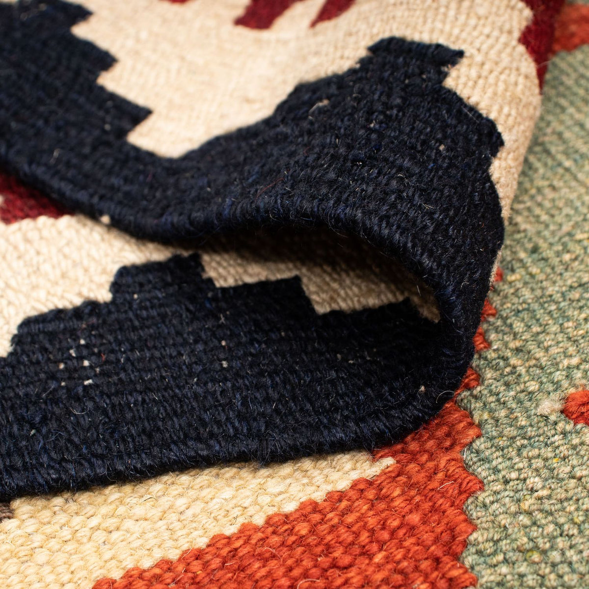 Kelim Carpet - Splash - 215 x 157 cm - flerfärgad