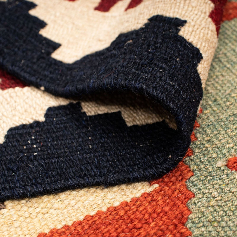 Kelim Carpet - Splash - 215 x 157 cm - flerfärgad