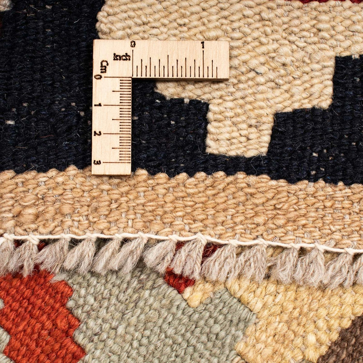 Kelim Carpet - Splash - 215 x 157 cm - flerfärgad