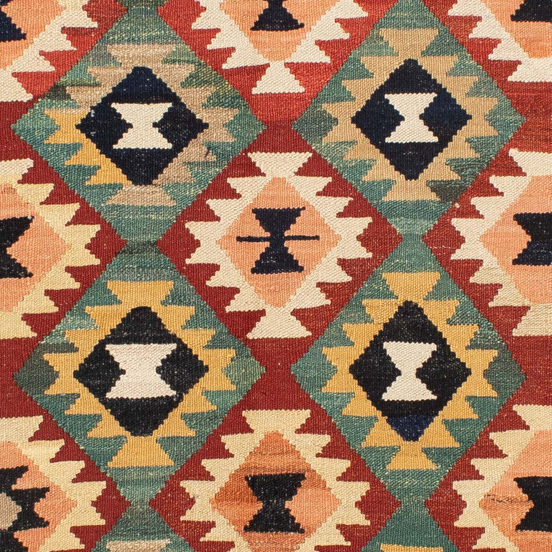 Kelim Carpet - Splash - 189 x 152 cm - flerfärgad