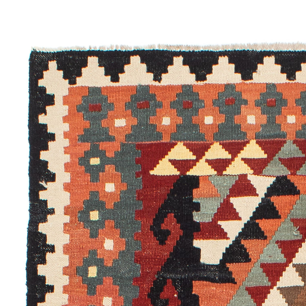 Kelim Carpet - Splash - 207 x 132 cm - flerfärgad