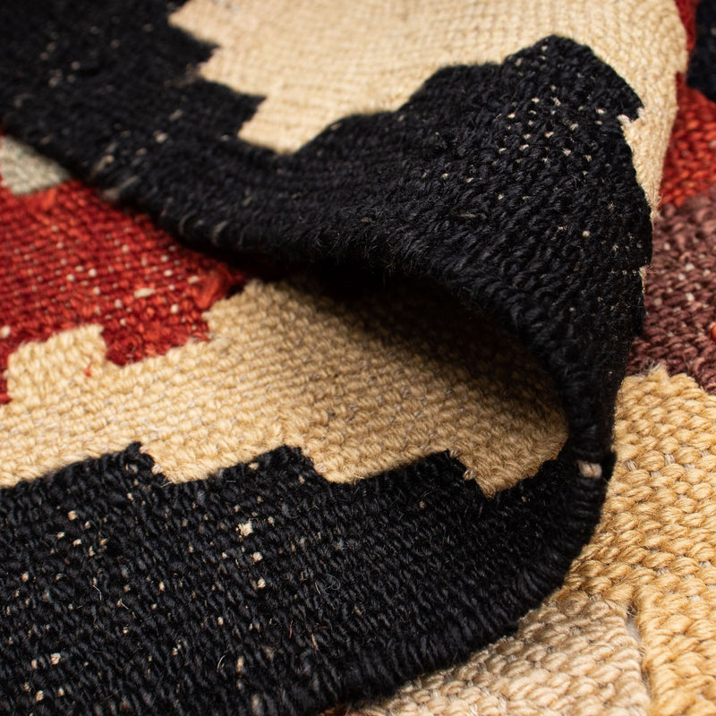 Kelim Carpet - Splash - 202 x 151 cm - flerfärgad